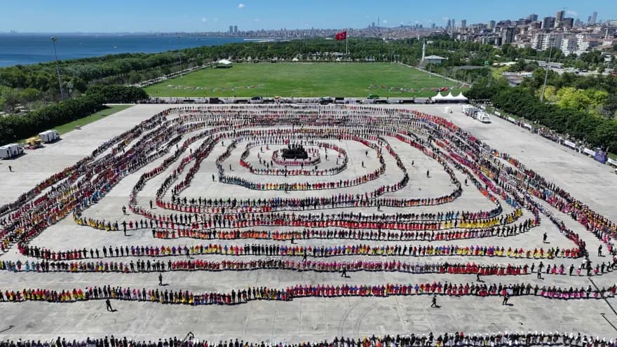 İstanbul'da 5 Bin Kişi Horon Oynayarak Rekor Kırdı — görsel 2