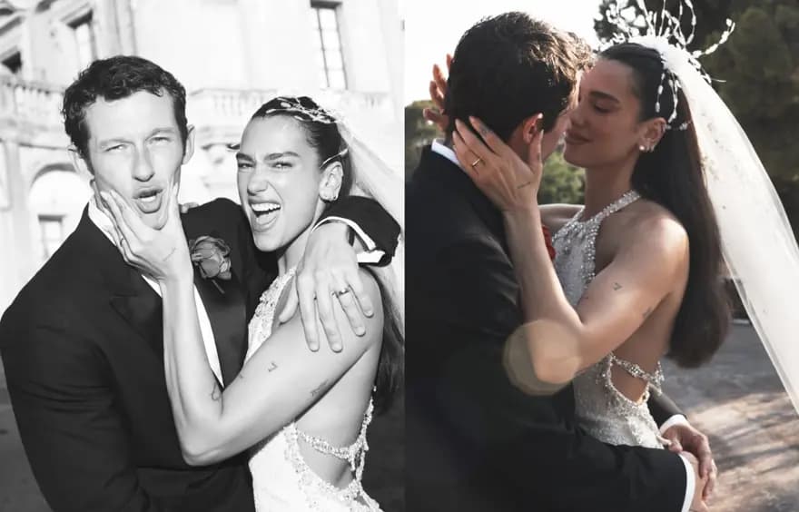 Dua Lipa ve Callum Turner'ın Büyüleyici Düğününden İlk Anlar — görsel 4
