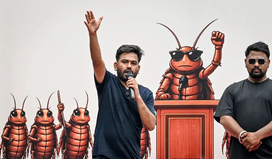 Hindistan'da Hamamböceği Partisi'nin Yükselişi ve Protestolar