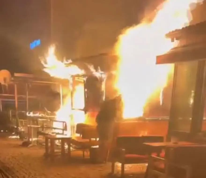 Kırıkkale'de Yangın: Çöp Poşetiyle İşletmeyi Ateşe Verdi — görsel 2