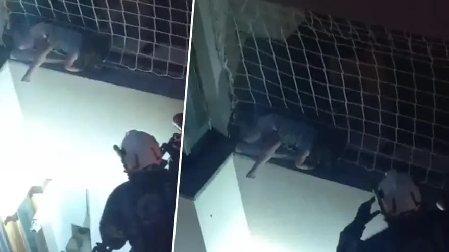 Denizli'de Balkonda Korku Dolu Anlar: Çocuk Asılı Kaldı — görsel 3
