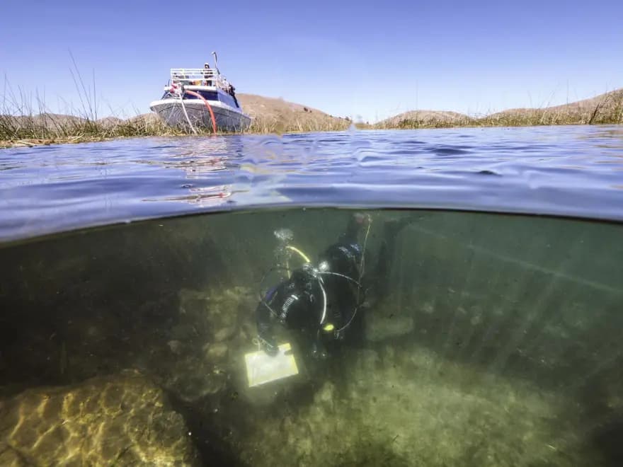 Titicaca Gölü'nde Gizemli Tiwanaku Uygarlığına Ait İzler Keşfedildi — görsel 2