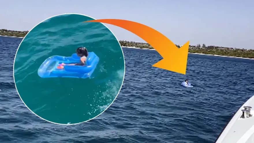 Didim'de Deniz Yatağında Sürüklenen Çocuk Kurtarıldı