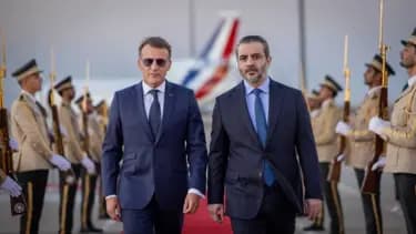 Fransa Cumhurbaşkanı Macron, Suriye'yi Ziyaret Etti
