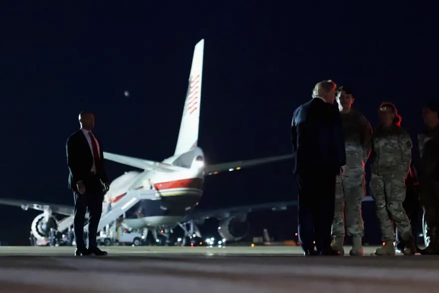 Trump, Türkiye Dönüşünde Eski Air Force One'a Geçti — görsel 4