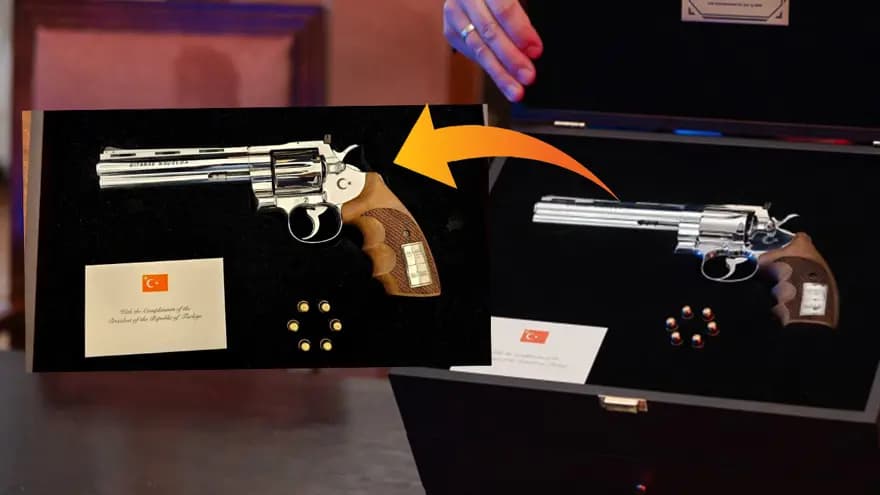 Erdoğan'ın Hediye Ettiği Gümüşay 357 Magnum Silahı Gündemde — görsel 5