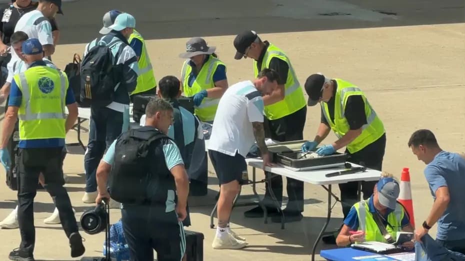 Lionel Messi'nin ABD'deki Güvenlik Kontrolüne Tepkisi Olay Oldu — görsel 8