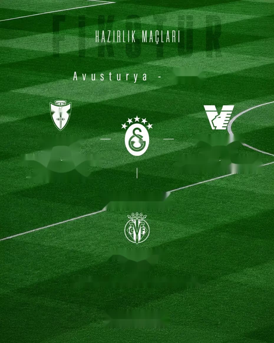 Galatasaray'ın Hazırlık Maçları Programı Açıklandı — görsel 5