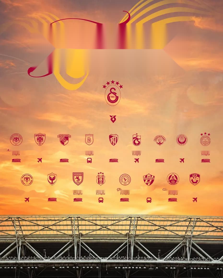 Galatasaray 2026-2027 Sezonu Maç Fikstürü Açıklandı — görsel 8