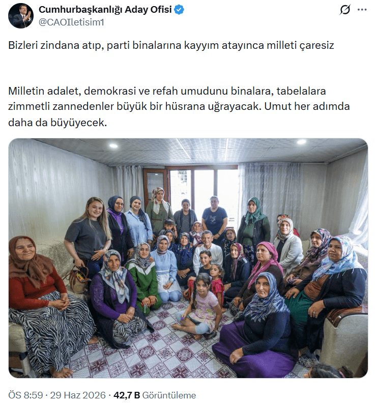 Ekrem İmamoğlu'ndan Özgür Özel'in Fotoğrafıyla Sert Mesaj — görsel 2