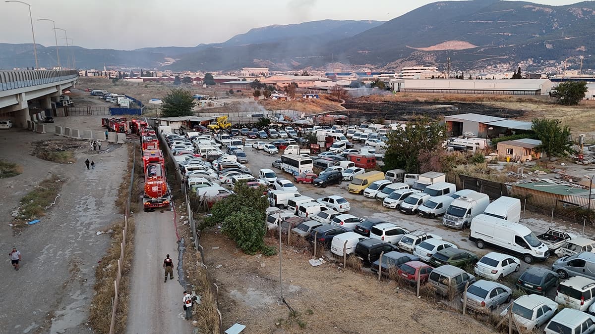Doğanlar Mahallesi'nde Yediemin Otoparkında Yangın Faciası